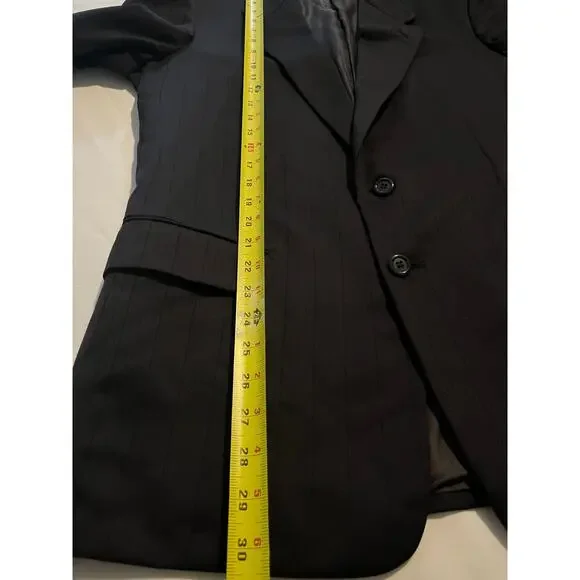 Vintage Lanvin Paris Luigi Botto Wool Blazer Men’s Medium 40R Pinstripe